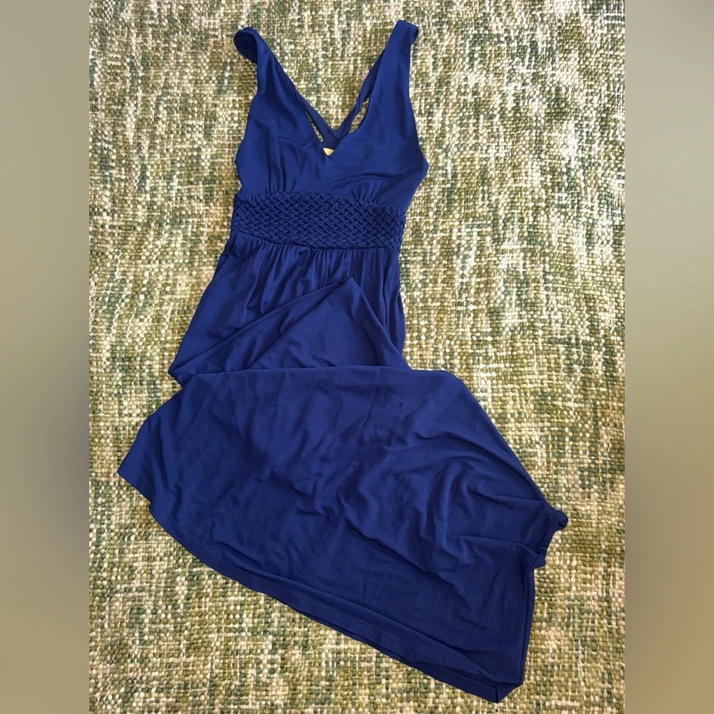 Anthropologie Maeve Yuma Maxi Dress Size 0 Blue - Picture 7 of 7